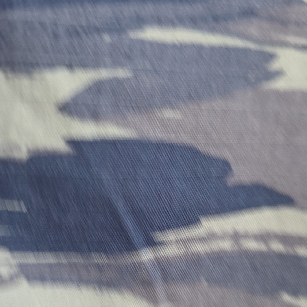 Free Assembly Men's Blue Camouflage Military Fatigue Field Jacket Sz S - Picture 6 of 12